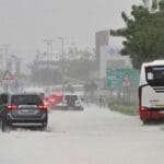 Fuertes lluvias en Dubai