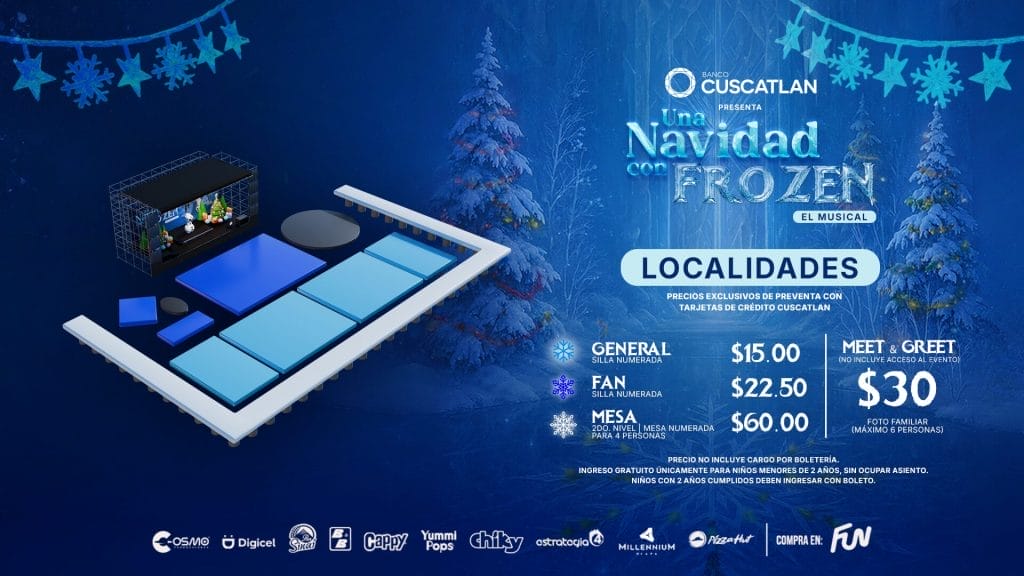 Frozen Fun Localidades Horizontal